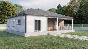 3+1 124 m² Aile Tipi Hafif Çelik Ev