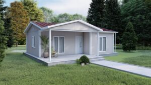 2+1 74 m² Anahtar Teslim Prefabrik Ev