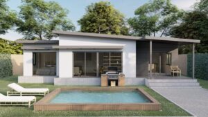 2+2 99 m² Geniş Tek Katlı Prefabrik Ev