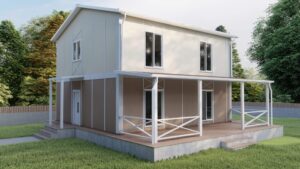 3+1 138 m² Çift Katlı Prefabrik Aile Evi