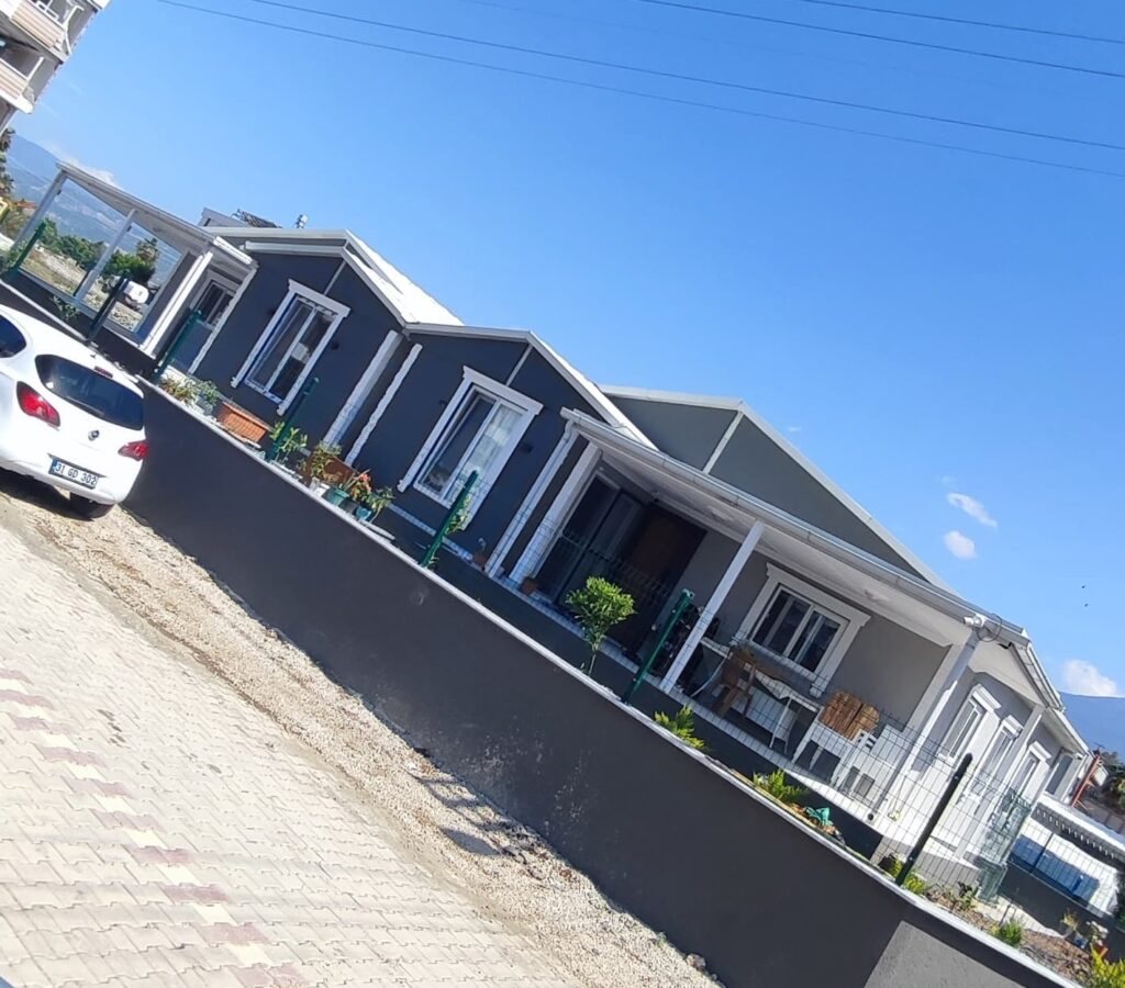 Hatay prefabrik ev projesi
